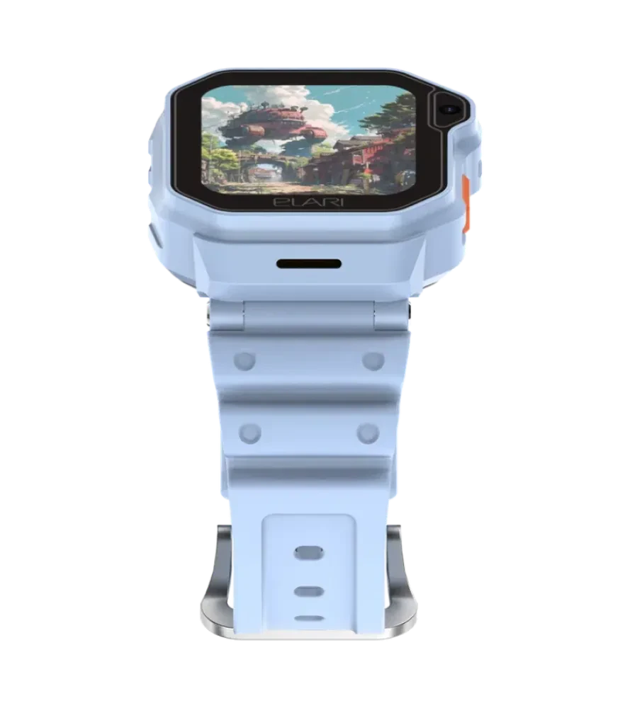 Ceas pentru copii Elari KidPhone Techno 4G, 44mm, Albastru