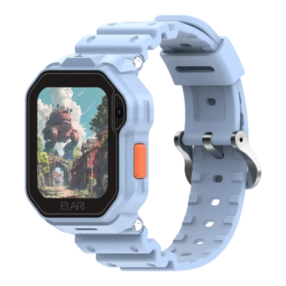 Ceas pentru copii Elari KidPhone Techno 4G, 44mm, Albastru