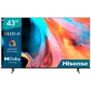 43" QLED SMART TV Hisense 43E7NQ, 3840x2160 4K UHD, VIDAA U7.0, Negru