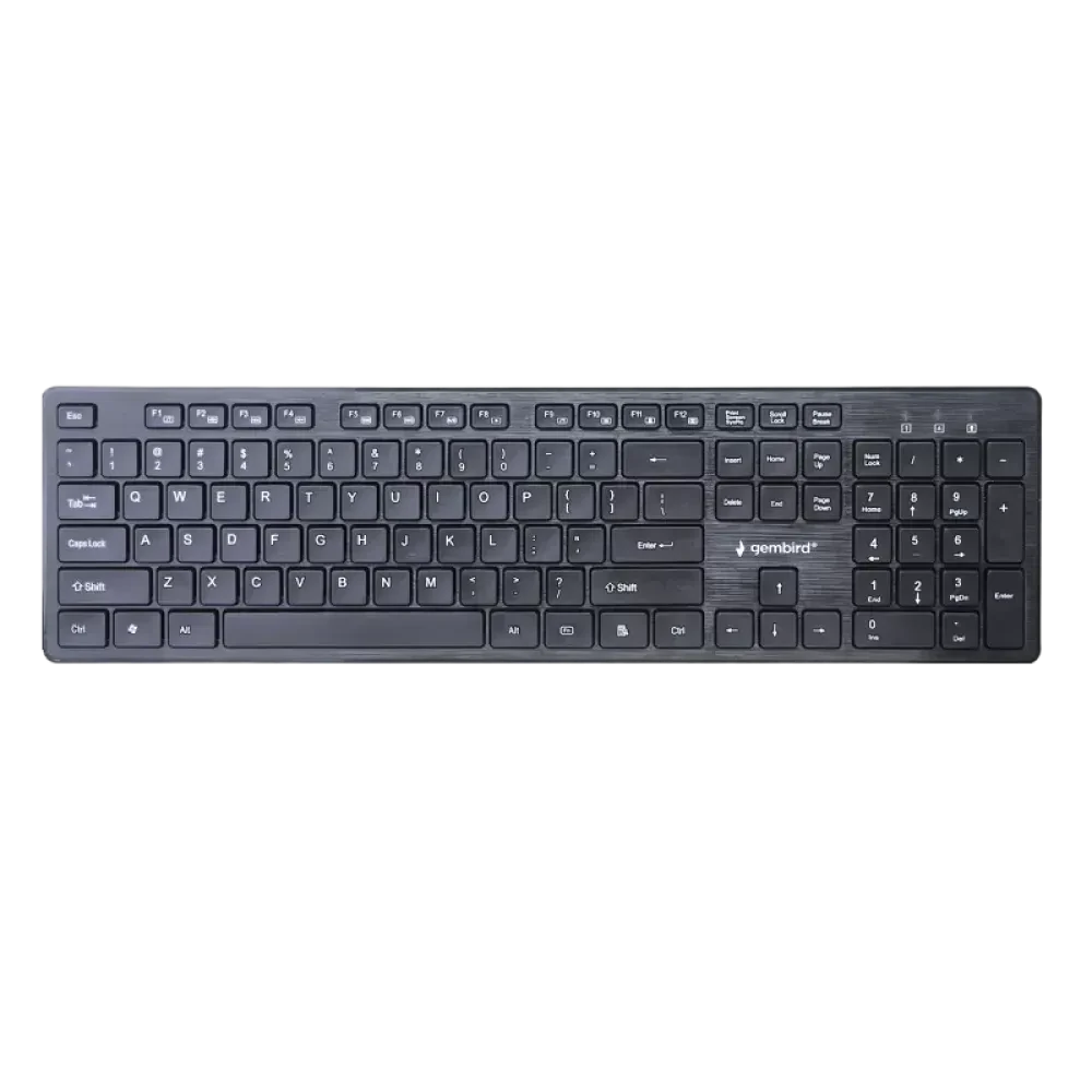 Set Tastatură + Mouse Gembird KBS-WCH-04-RU, Fără fir, Negru