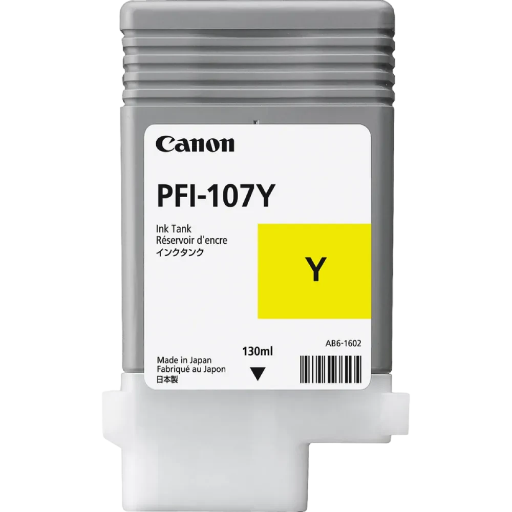Картридж чернильный Canon PFI-107, 6708B001, Желтый