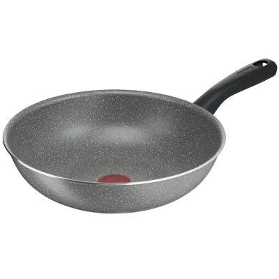 Tigaie WOK Tefal B5791942, 3,6L, 28cm, Grey