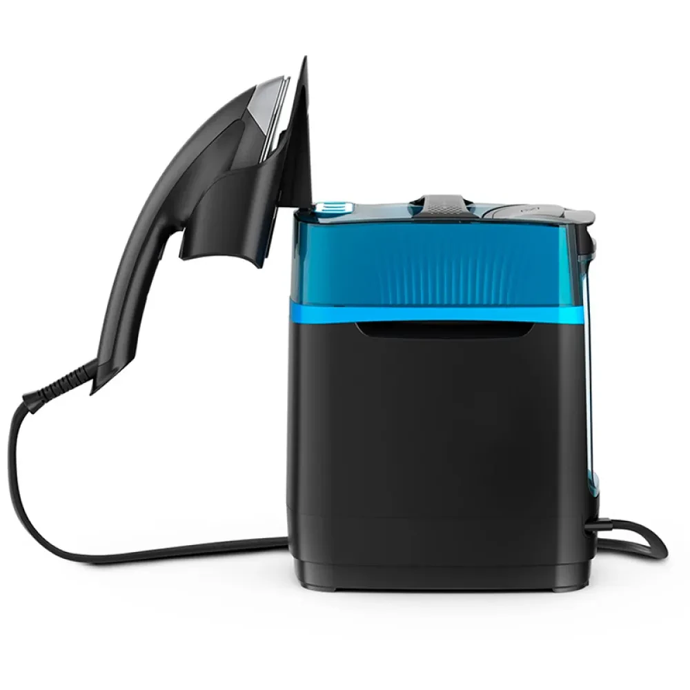 Fier de călcat cu generator de abur Tefal UT2020E0, Negru Albastru