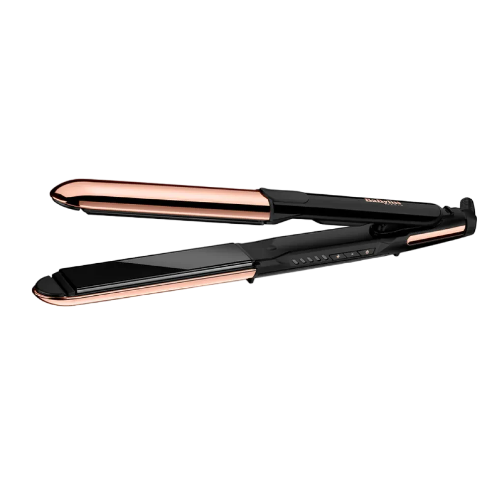 Placă de îndreptat părul BaByliss Straight & Curl Brilliance ST482E, Negru | Auriu