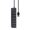 Adaptor Hub Gembird UHB-U3P1U2P6P-01, Negru