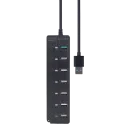 Adaptor Hub Gembird UHB-U3P1U2P6P-01, Negru