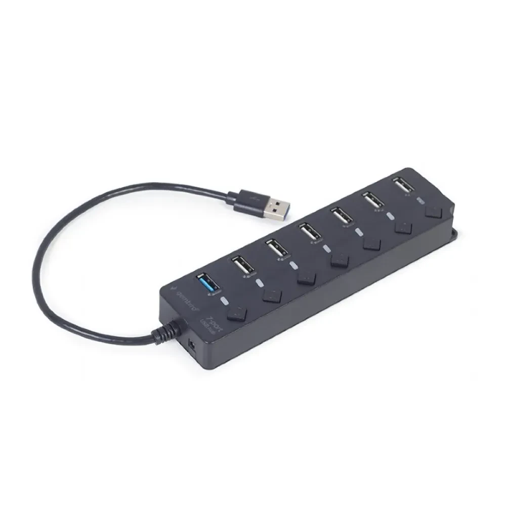 Adaptor Hub Gembird UHB-U3P1U2P6P-01, Negru