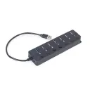 Adaptor Hub Gembird UHB-U3P1U2P6P-01, Negru