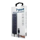Adaptor Hub Gembird UHB-U3P1U2P6P-01, Negru