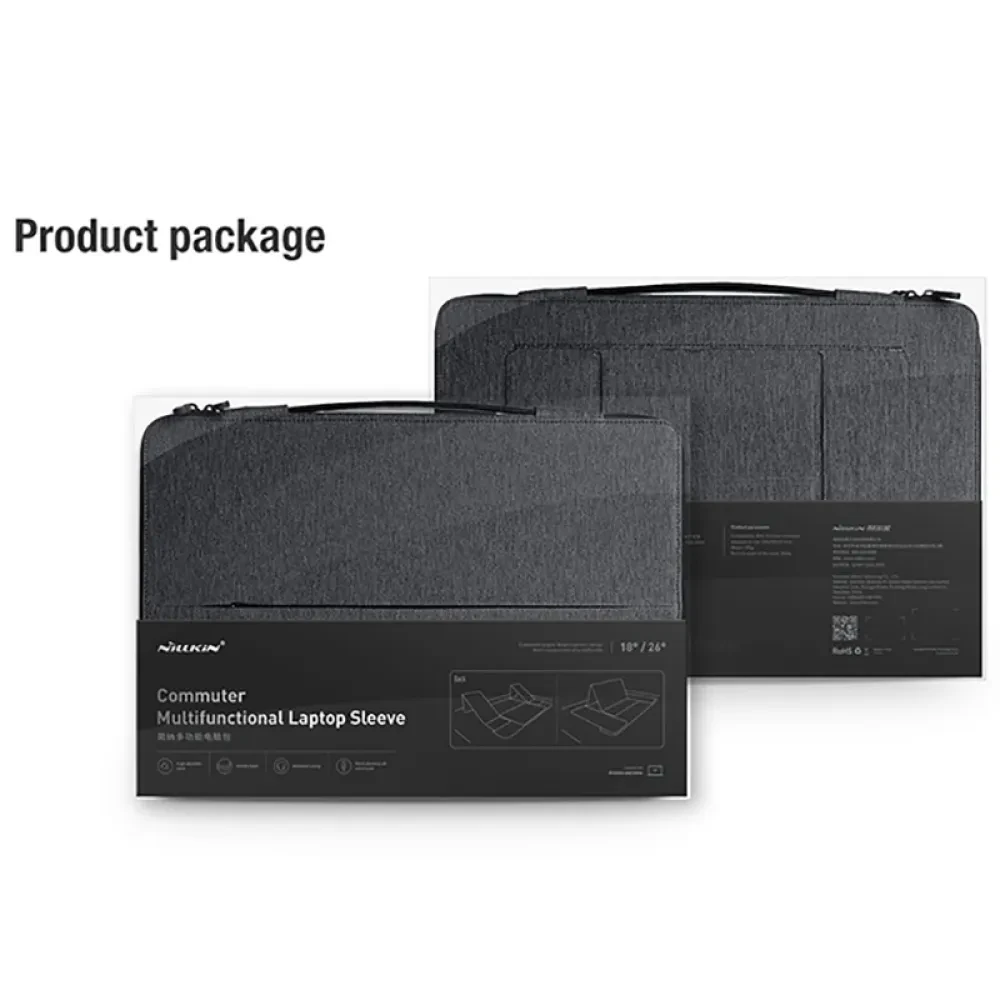 Geantă pentru Laptop Nillkin Commuter Multifunctional, 14", Negru