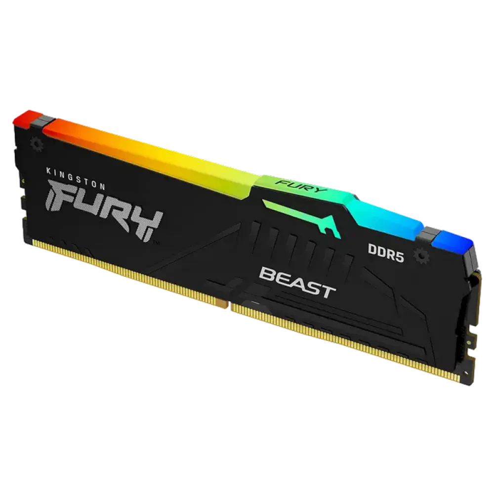 Оперативная память Kingston FURY Beast RGB, DDR5 SDRAM, 5600 МГц, 64 ГБ, KF556C36BBEA-64