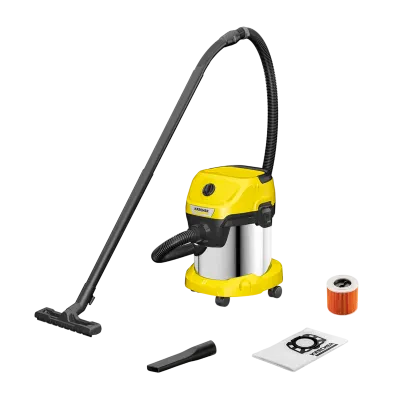 Пылесос Karcher WD 3 S V-15/4/20 1.628-138.0, Жёлтый