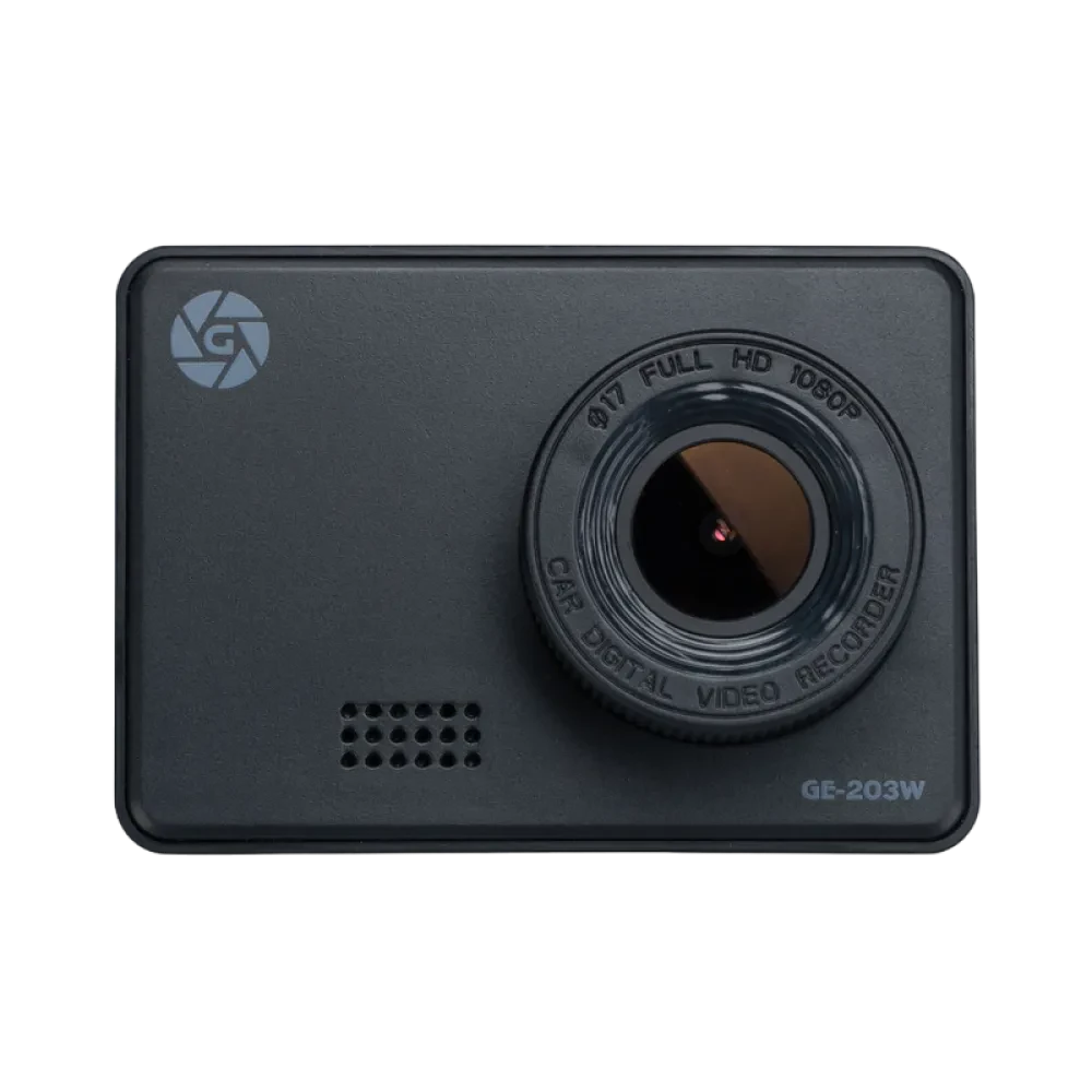 Cameră auto DVR Globex GE-203W + Cameră de vedere spate BRC-890, Negru