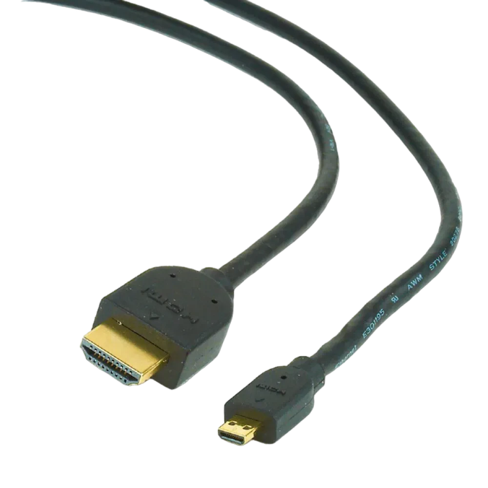 Cablu Video Cablexpert CC-HDMID-6, HDMI (M) - micro-HDMI (M), 1.8 m, Negru
