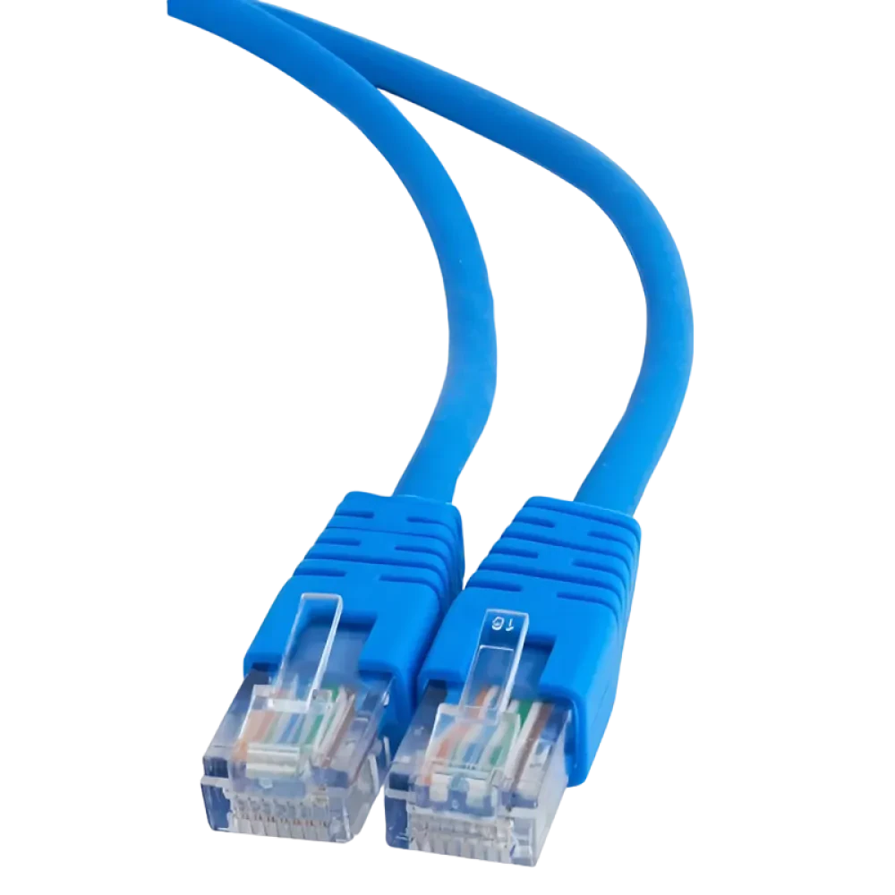 Патч-корд Cablexpert PP12-0.25M/B, CAT5e UTP, 0,25м, Синий