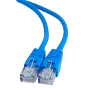 Патч-корд Cablexpert PP12-0.25M/B, CAT5e UTP, 0,25м, Синий