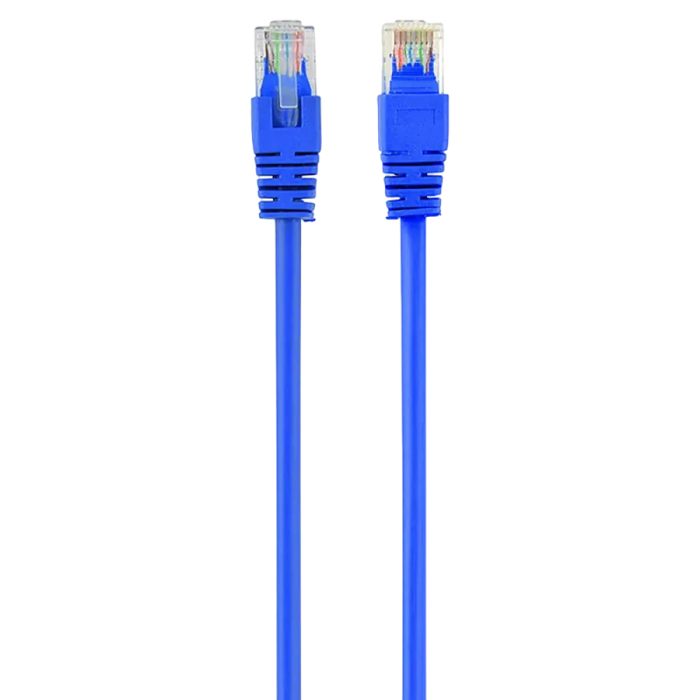 Патч-корд Cablexpert PP12-0.25M/B, CAT5e UTP, 0,25м, Синий