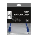 Патч-корд Cablexpert PP12-0.25M/B, CAT5e UTP, 0,25м, Синий