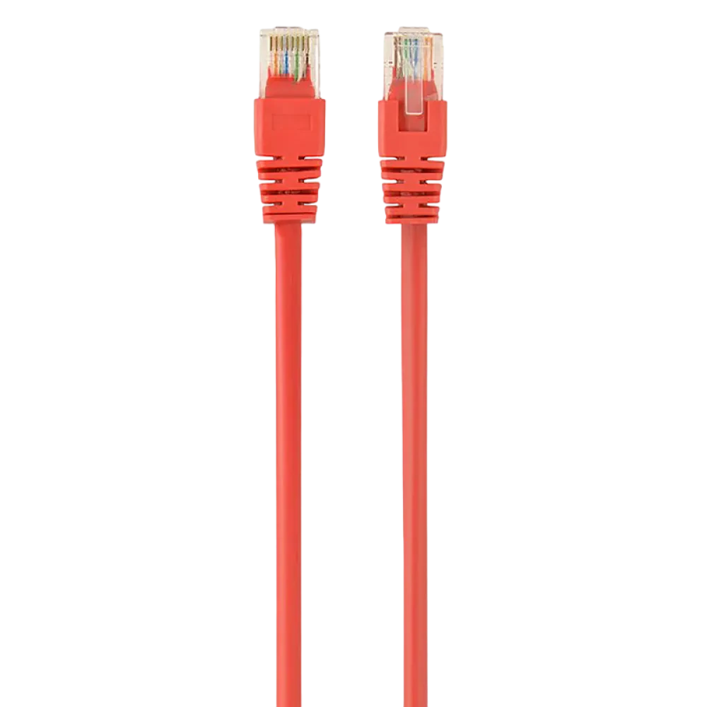Патч-корд Cablexpert PP12-0.25M/R, CAT5e UTP, 0,25м, Красный