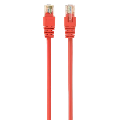Patch cord Cablexpert PP12-0.25M/R, CAT5e UTP, 0,25m, Roșu