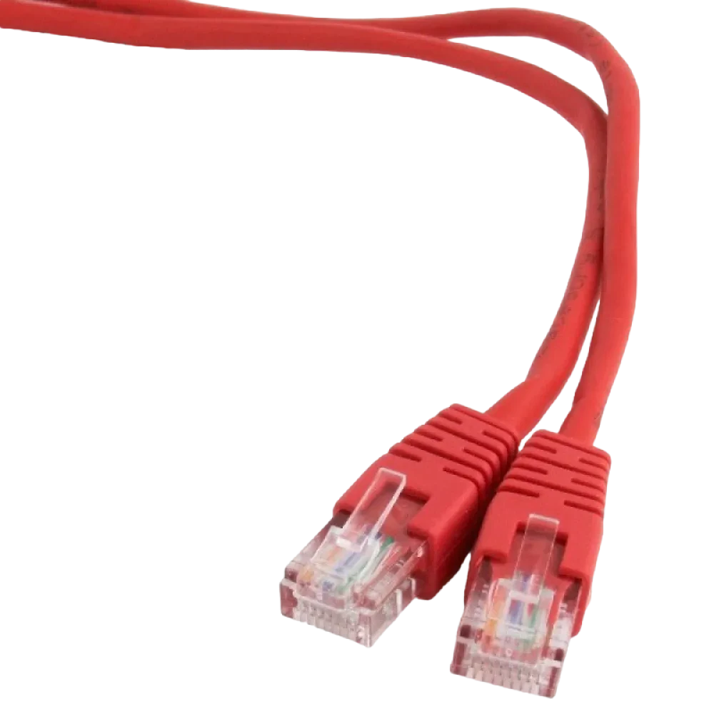 Патч-корд Cablexpert PP12-0.25M/R, CAT5e UTP, 0,25м, Красный