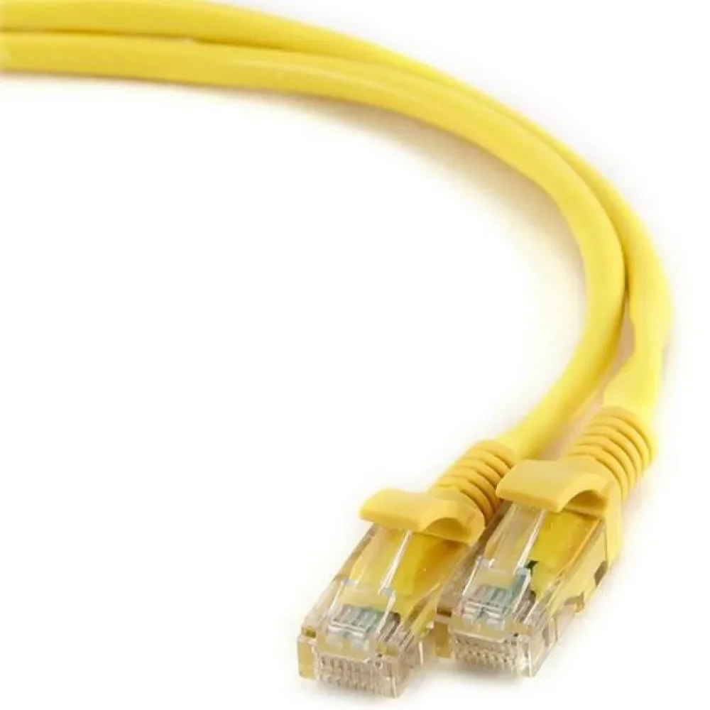 Патч-корд Cablexpert PP12-0.25M/Y, CAT5e UTP, 0,25м, Жёлтый