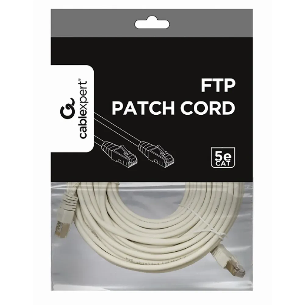 Патч-корд Cablexpert PP22-15M, Cat5e FTP, 15м, Серый