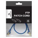 Патч-корд Cablexpert PP6-0.5M/B, Cat6 FTP , 0,5м, Синий