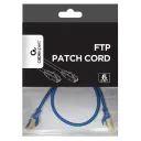 Патч-корд Cablexpert PP6-0.5M/B, Cat6 FTP , 0,5м, Синий
