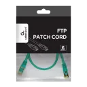 Патч-корд Cablexpert PP6-0.5M/G, Cat6 FTP , 0,5м, Зелёный