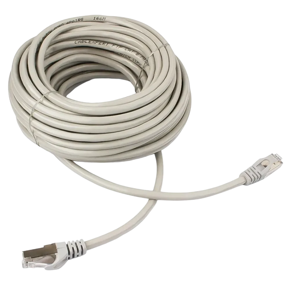Патч-корд Cablexpert PP6-15M, Cat6 FTP , 15м, Серый