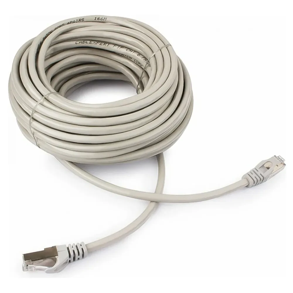 Патч-корд Cablexpert PP6-15M, Cat6 FTP , 15м, Серый