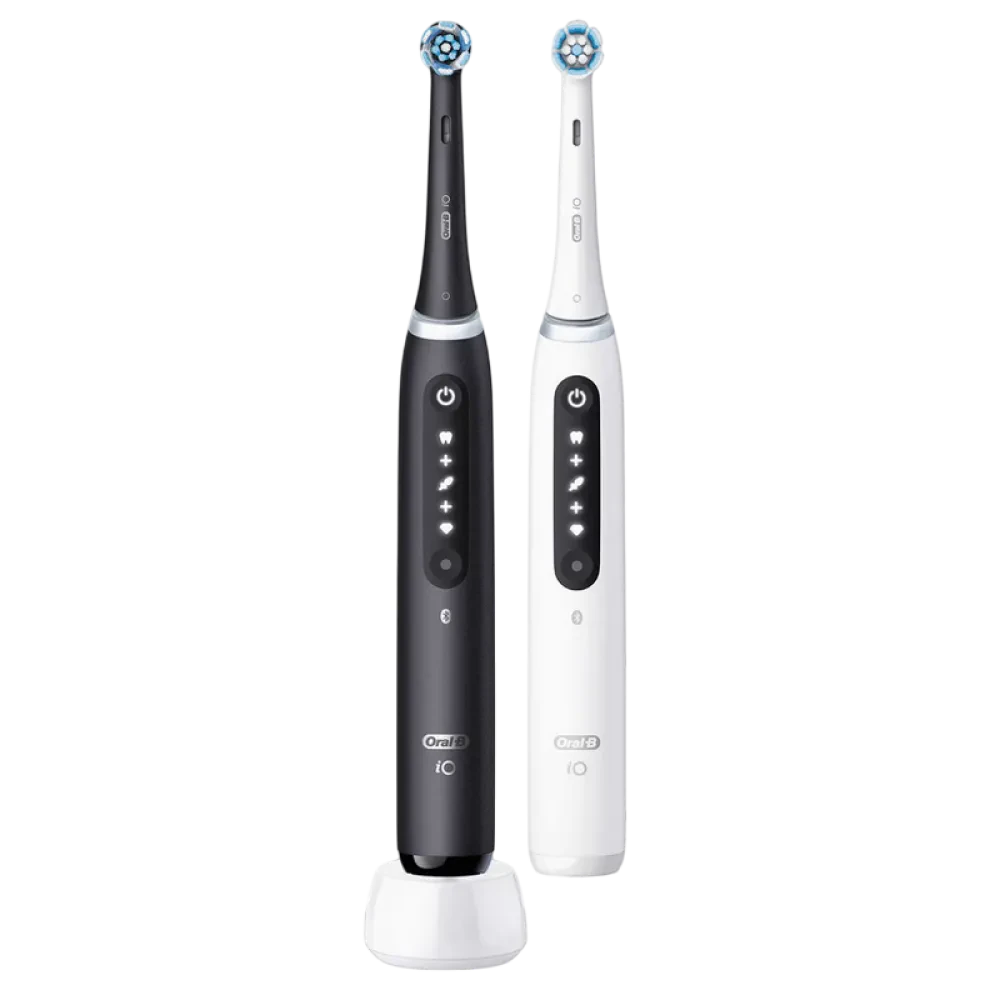 Periuță de dinți electrică Braun Oral-B iO5 Duo, Negru | Alb