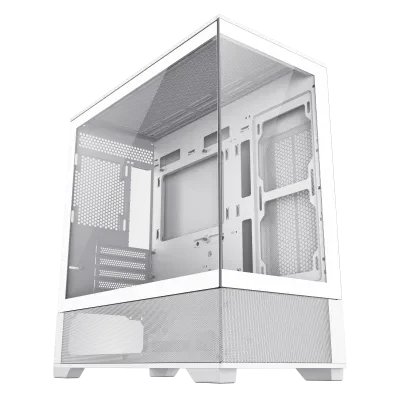 Carcasă PC Gamemax Vista M, Midi-Tower, Fără PSU, Alb