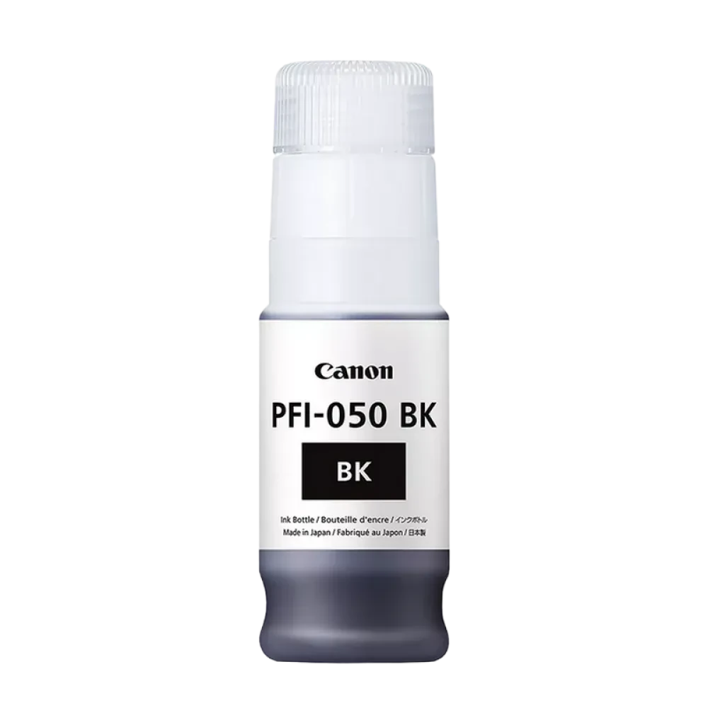 Картридж чернильный Canon PFI-050 BK, 70мл, Чёрный