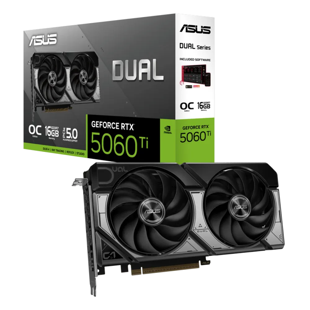 VGA ASUS RTX5060Ti 16GB GDDR7 Dual OC 