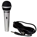 Microfon Karaoke Thomson M151, Fără fir/Cu fir, Argintiu