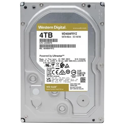 Unitate HDD Western Digital WD Gold, 3.5", 4 TB <WD4004FRYZ>