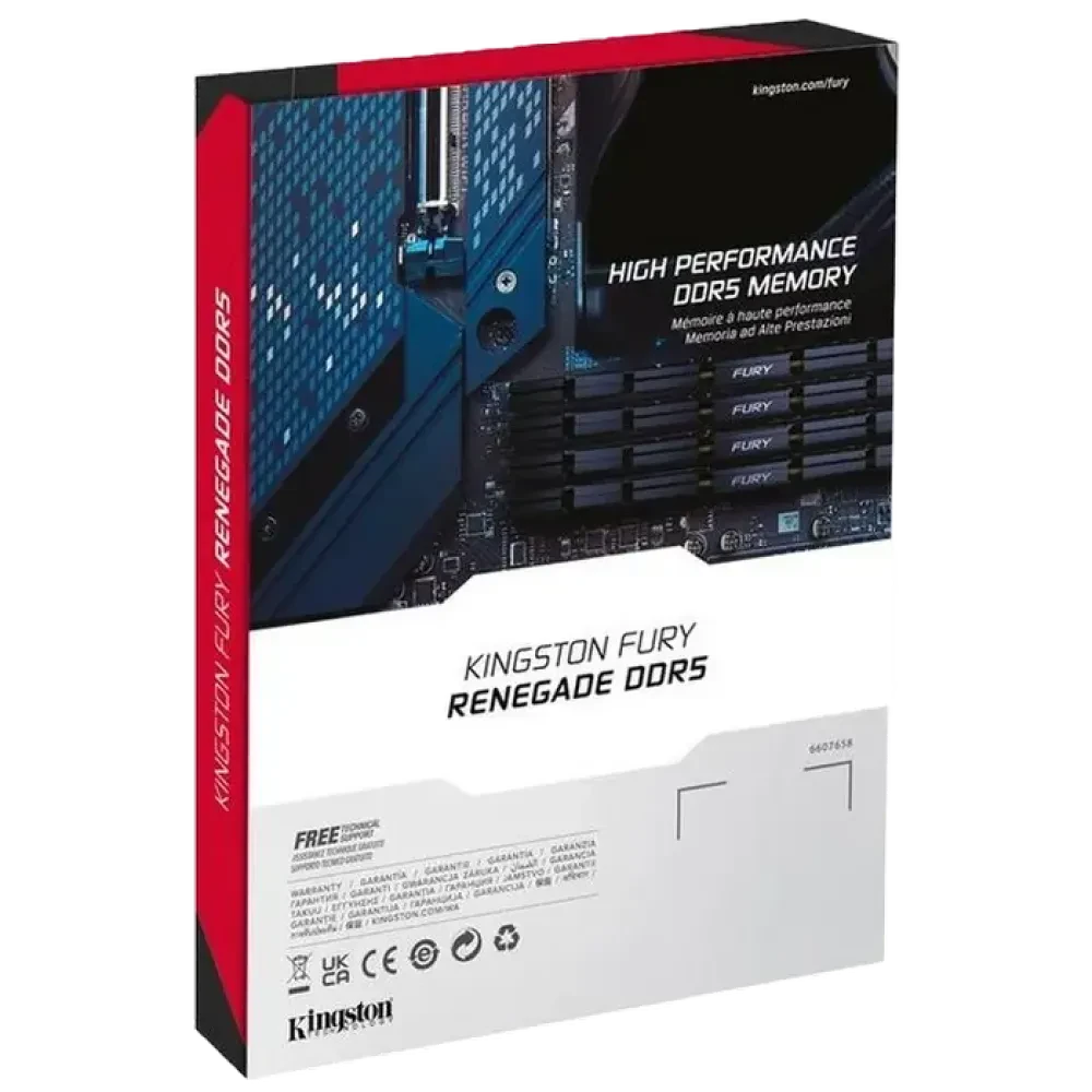 Memorie RAM Kingston FURY Renegade, DDR5 SDRAM, 6800 MHz, 32 GB, KF568C36RSK2-32