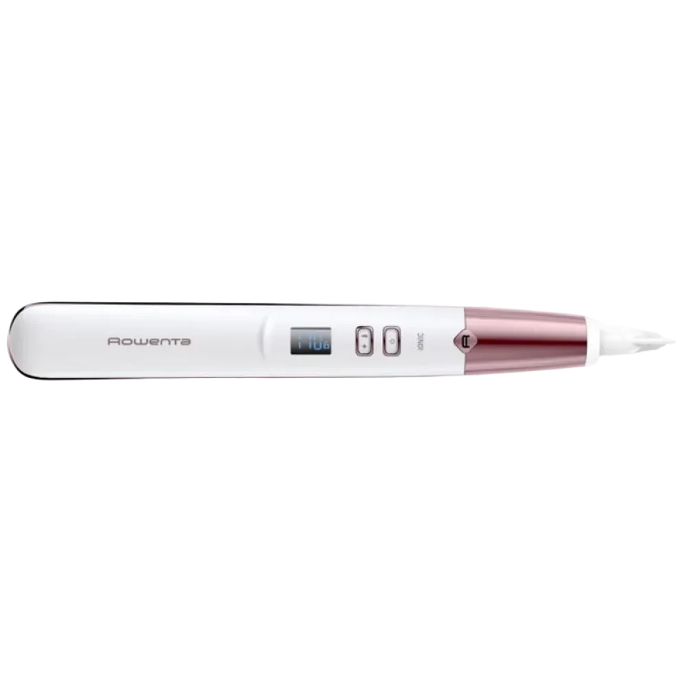 Placă de îndreptat părul Rowenta Volumizer SF4655F0, Alb | Roz