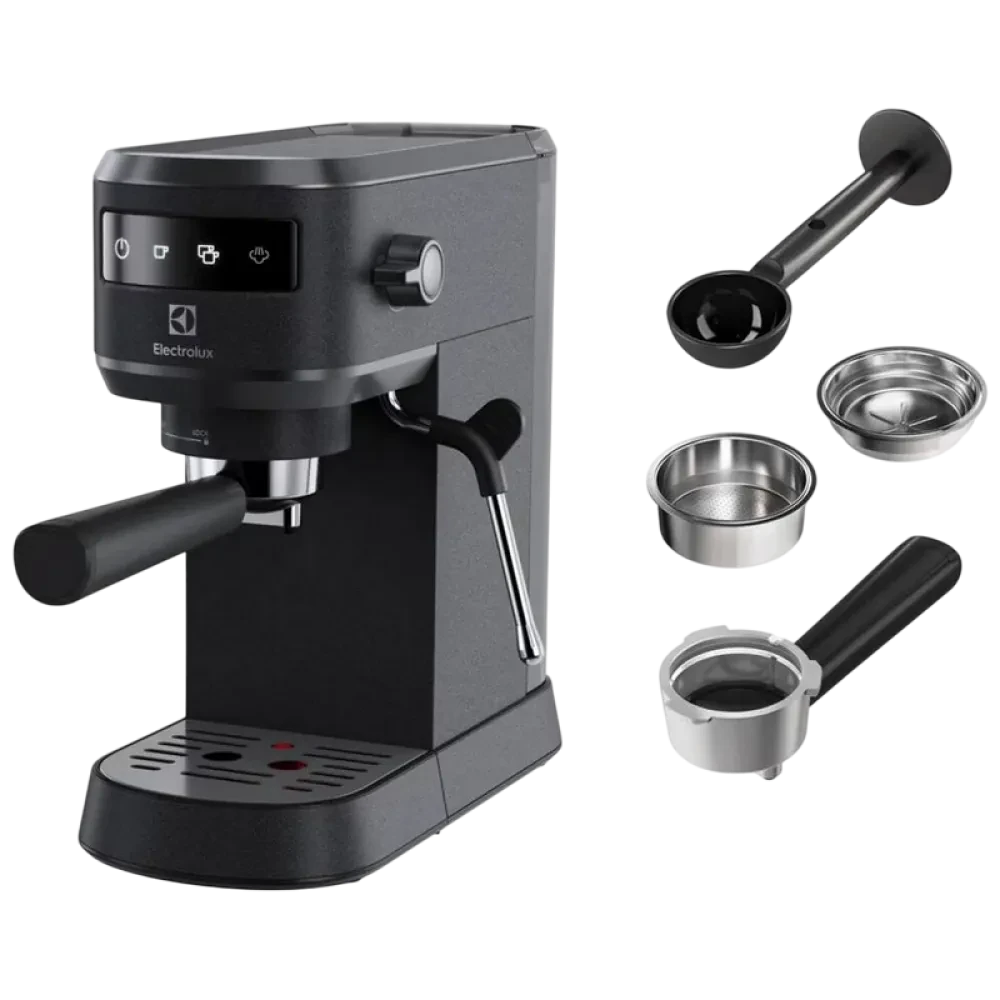 Cafetiera manuala Electrolux E6EC1-6BST, 1450W, Negru