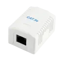Priză pentru montare pe perete Cablexpert MVS-2S6-01, Alb