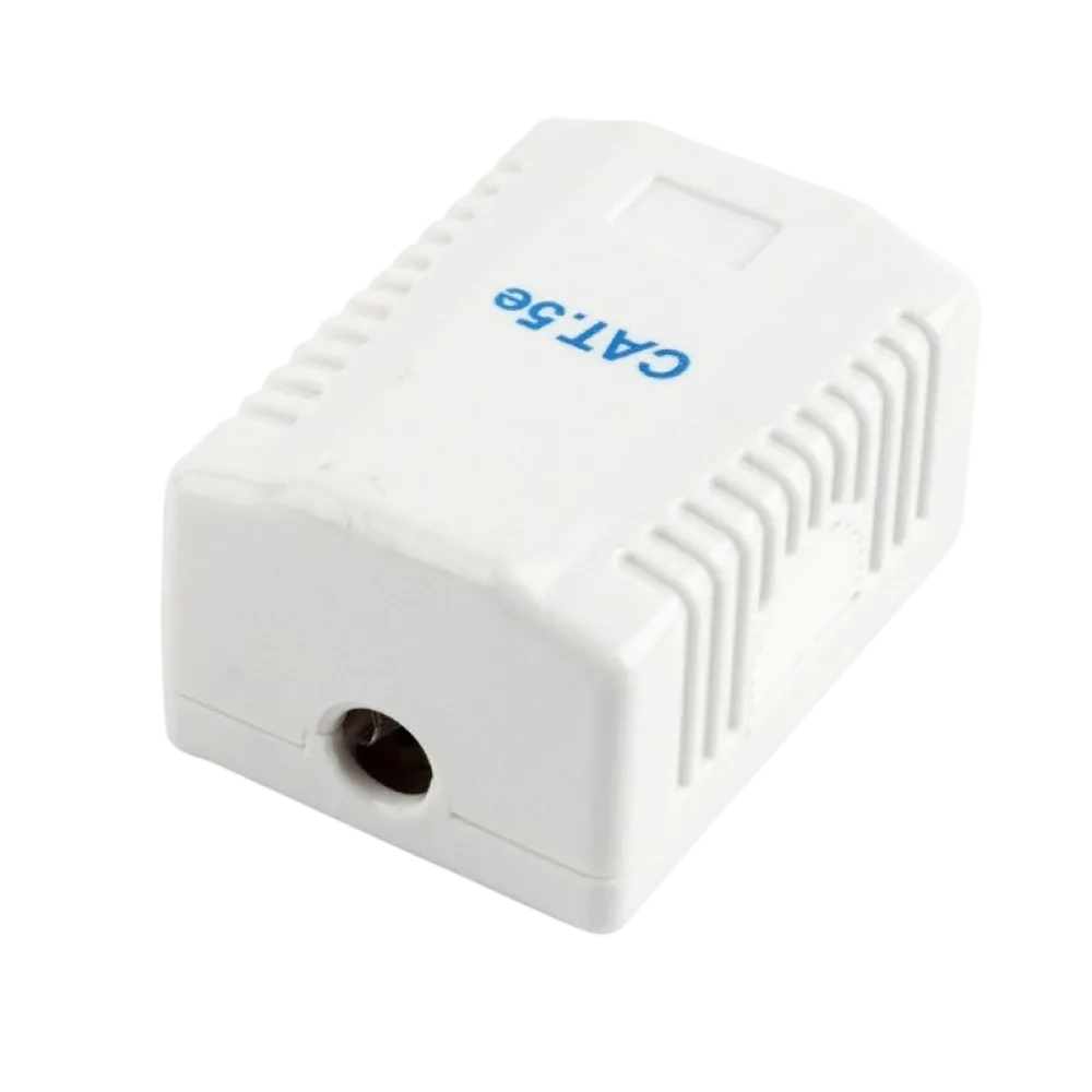 Priză pentru montare pe perete Cablexpert MVS-2S6-01, Alb