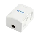 Priză pentru montare pe perete Cablexpert MVS-2S6-01, Alb