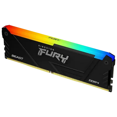 Оперативная память Kingston FURY Beast RGB, DDR4 SDRAM, 3600 МГц, 8Гб, KF436C17BB2A/8