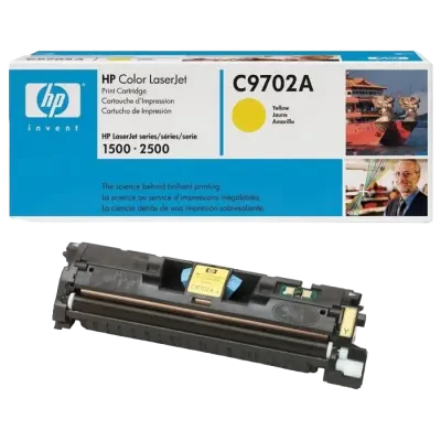 Cartuş HP C9702A, Galben