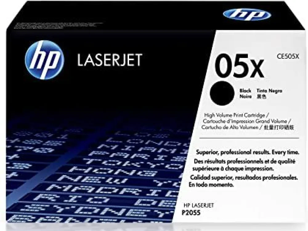 Картридж HP CE505X, Черный
