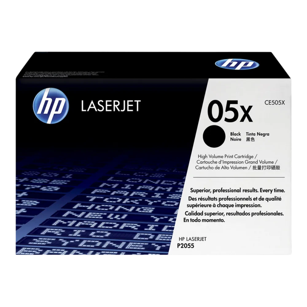 Картридж HP CE505X, Черный
