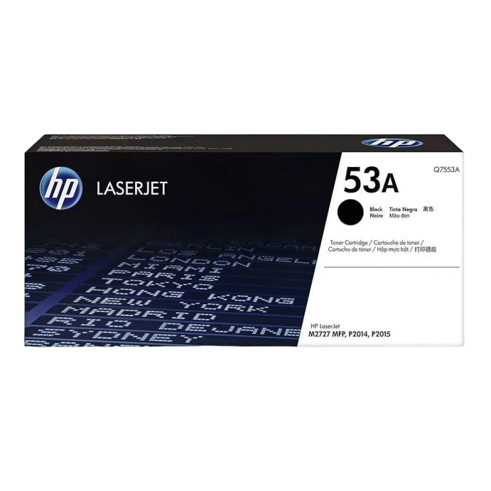 Картридж HP Q7553A, Черный
