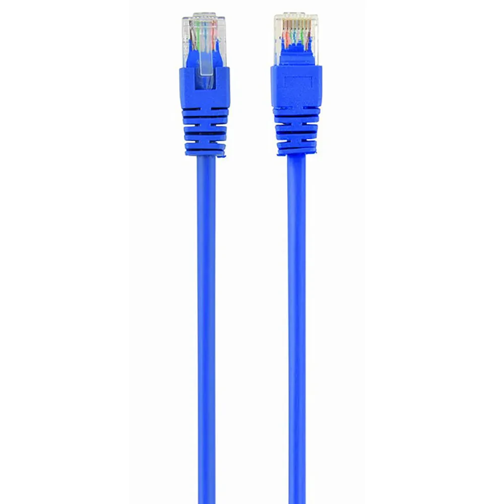 Patch cord Cablexpert PP12-1M/B, CAT5e UTP, 1m, Albastru